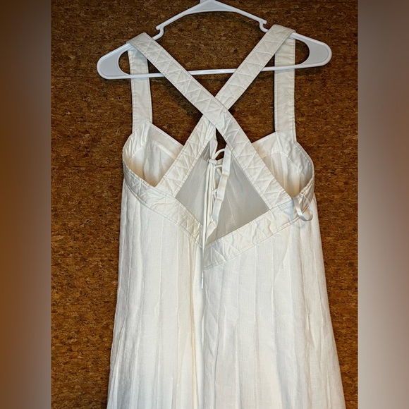 Rag & Bone Sabine Midi Dress in Marshmallow Size 6 - Picture 12 of 14